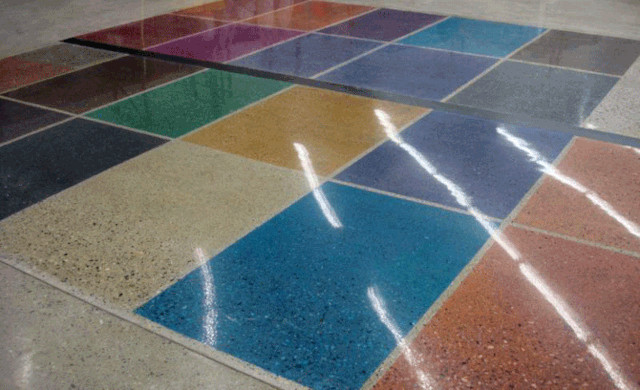 Система цветного полированного бетона